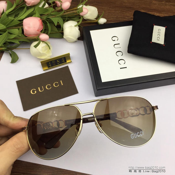 GUCCI古馳 官網同步 歐美風範 原單偏光 男款太陽鏡  lly1658